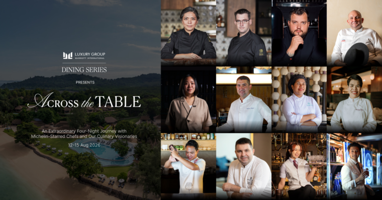 เดอะ นาคา ไอแลนด์ ภูเก็ต ชวนดื่มด่ำ “Across the Table” ประสบการณ์ Luxury Dining Series ที่รวบรวมสุดยอดเชฟมิชลินและมิกโซโลจิสต์ชื่อดัง ถ่ายทอดศาสตร์แห่งอาหารผ่าน 4 ค่ำคืนสุดพิเศษ